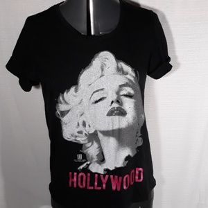 RED CARPET NOIR Marilyn Monroe graphic t-shirt